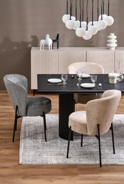 Halmar Stoły*BOLERO stół rozkładany 160-250x90x78 cm dąb naturalny/czarny (3p=1szt)1 sztuka