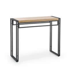 Halmar Biurka*BOLIVAR KN1 konsolka dąb złoty / czarny (1p=1szt)1 sztuka