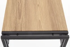 Halmar Biurka*BOLIVAR KN1 konsolka dąb złoty / czarny (1p=1szt)1 sztuka