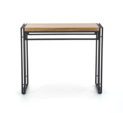 Halmar Biurka*BOLIVAR KN1 konsolka dąb złoty / czarny (1p=1szt)1 sztuka