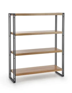 Halmar Szafki I Regały*BOLIVAR REG1 regał dąb złoty / czarny (1p=1szt)1 sztuka