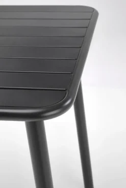 Halmar Meble Ogrodowe*BOSCO stół kwadrat czarny (2p=1szt)1 sztuka