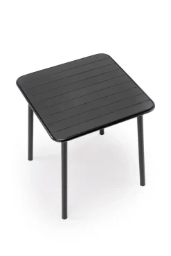 Halmar Meble Ogrodowe*BOSCO stół kwadrat czarny (2p=1szt)1 sztuka