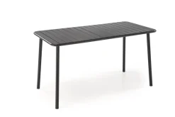 Halmar Meble Ogrodowe*BOSCO stół prostokąt  czarny (2p=1szt)1 sztuka
