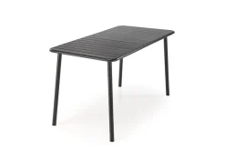 Halmar Meble Ogrodowe*BOSCO stół prostokąt  czarny (2p=1szt)1 sztuka
