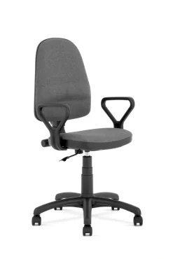 Dzieci Halmar Fotele Do Biura|Krzesła Do Biurka Do Pokoju Młodzieżowego*BRAVO fotel biurowy, popielaty, OBAN EF031 (1p=1szt)1 sztuka