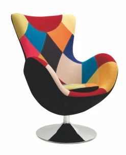 Halmar Fotele*BUTTERFLY fotel patchwork (1p=1szt)1 sztuka