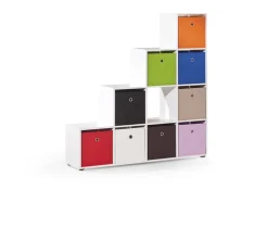 Halmar Szafki I Regały*CABOTO regał biały (2p=1szt)1 sztuka