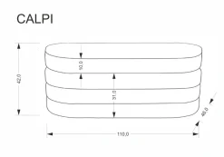 Halmar Fotele*CALPI ławka z funkcją pojemnika, beżowy (1p=1szt)1 sztuka