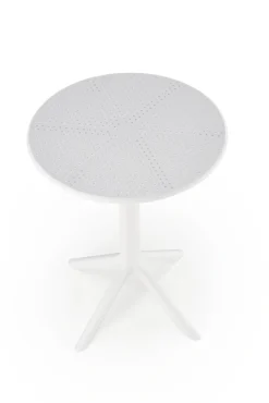 Halmar Meble Ogrodowe*CALVO stół okrągły biały (1p=1szt)1 sztuka