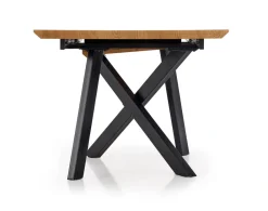 Halmar Stoły*CAPITAL stół 160-200 cm, dąb złoty / czarny  (2p=1szt )1 sztuka