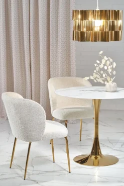 Halmar Stoły*CASEMIRO stół blat - biały marmur, noga - złoty (2p=1szt)1 sztuka