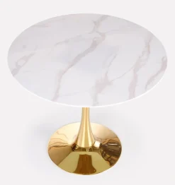 Halmar Stoły*CASEMIRO stół blat - biały marmur, noga - złoty (2p=1szt)1 sztuka