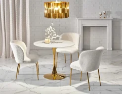 Halmar Stoły*CASEMIRO stół blat - biały marmur, noga - złoty (2p=1szt)1 sztuka