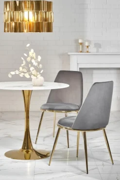 Halmar Stoły*CASEMIRO stół blat - biały marmur, noga - złoty (2p=1szt)1 sztuka