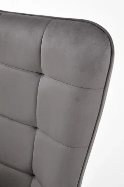 Halmar Fotele*CASTEL fotel wypoczynkowy czarny / jasny popiel1 sztuka