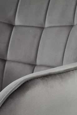 Halmar Fotele*CASTEL fotel wypoczynkowy czarny / jasny popiel1 sztuka