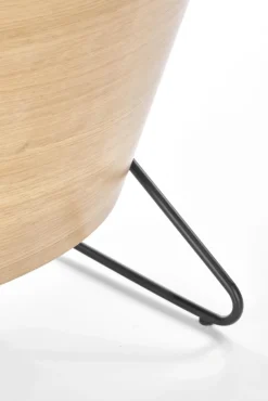 Halmar Fotele*CHILLOUT fotel wypoczynkowy ciemny popiel / dąb naturalny / czarny (1p=1szt)1 sztuka