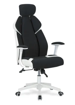 Halmar Fotele*CHRONO fotel gabinetowy biało-czarny1 sztuka