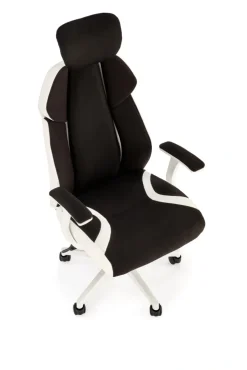 Halmar Fotele*CHRONO fotel gabinetowy biało-czarny1 sztuka