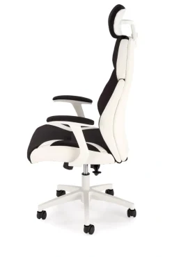 Halmar Fotele*CHRONO fotel gabinetowy biało-czarny1 sztuka