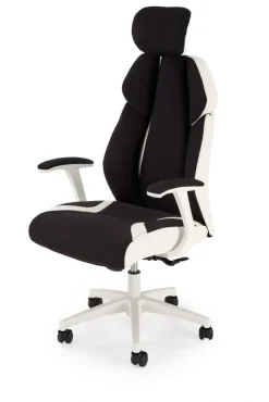 Halmar Fotele*CHRONO fotel gabinetowy biało-czarny1 sztuka