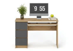 Halmar Biurka*CINO biurko, dąb artisan / grafitowy (2p=1szt)1 sztuka