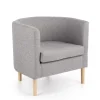 Halmar Fotele*CLUBBY fotel wypoczynkowy popiel (1p=1szt)1 sztuka