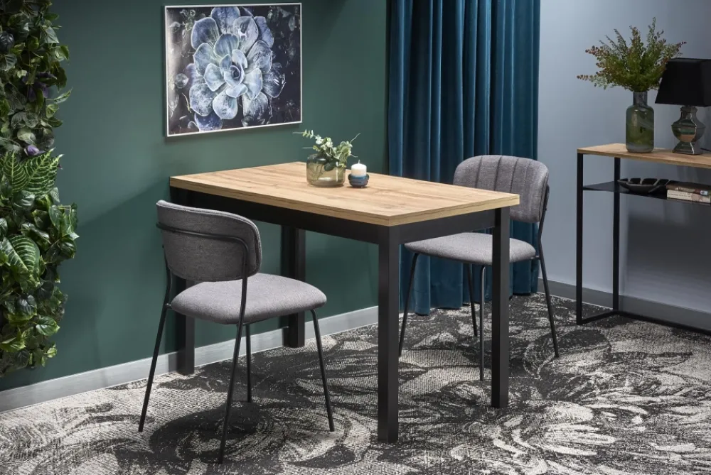 Halmar Stoły*COBALT stół kolor dąb wotan/czarny (1p=1szt)1 sztuka