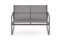 Halmar Meble Ogrodowe*CONOR zestaw ogrodowy ( sofa + fotel 2x + ława ), ciemny popiel / jasny popiel (1p=1set)1 sztuka