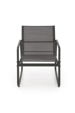 Halmar Meble Ogrodowe*CONOR zestaw ogrodowy ( sofa + fotel 2x + ława ), ciemny popiel / jasny popiel (1p=1set)1 sztuka