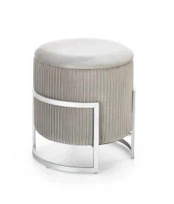 Halmar Fotele*CRICKET pufa jasny popiel (1p=1szt)1 sztuka