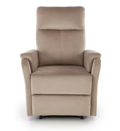 Halmar Fotele*CROCUS fotel wypoczynkowy z funkcją elektrycznego rozkładania, beżowy (1p=1szt)1 sztuka