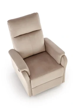 Halmar Fotele*CROCUS fotel wypoczynkowy z funkcją elektrycznego rozkładania, beżowy (1p=1szt)1 sztuka