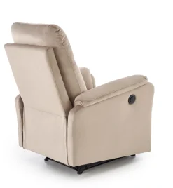 Halmar Fotele*CROCUS fotel wypoczynkowy z funkcją elektrycznego rozkładania, beżowy (1p=1szt)1 sztuka