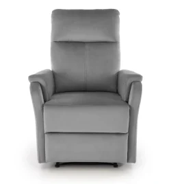 Halmar Fotele*CROCUS fotel wypoczynkowy z funkcją elektrycznego rozkładania, popielaty (1p=1szt)1 sztuka