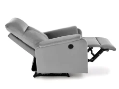 Halmar Fotele*CROCUS fotel wypoczynkowy z funkcją elektrycznego rozkładania, popielaty (1p=1szt)1 sztuka