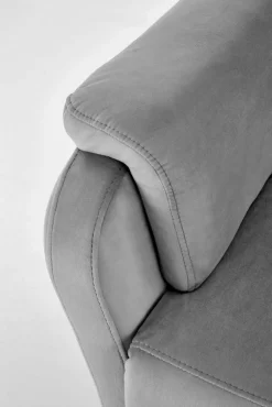 Halmar Fotele*CROCUS fotel wypoczynkowy z funkcją elektrycznego rozkładania, popielaty (1p=1szt)1 sztuka