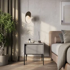 Lenart Szafki Nocne*Czarna szafka nocna Trend TR-10 czarna