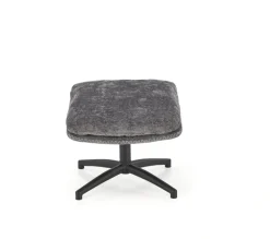 Halmar Fotele*DARIO fotel wypoczynkowy z podnóżkiem oraz z funkcją kołyski, popielaty (1p=1szt)1 sztuka