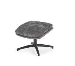 Halmar Fotele*DARIO fotel wypoczynkowy z podnóżkiem oraz z funkcją kołyski, popielaty (1p=1szt)1 sztuka