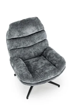 Halmar Fotele*DARIO fotel wypoczynkowy z podnóżkiem oraz z funkcją kołyski, niebieski (1p=1szt)1 sztuka