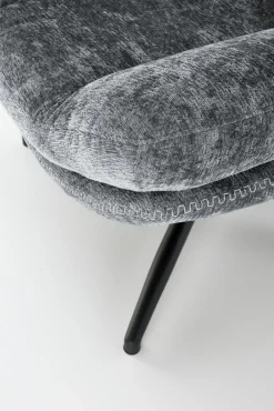 Halmar Fotele*DARIO fotel wypoczynkowy z podnóżkiem oraz z funkcją kołyski, niebieski (1p=1szt)1 sztuka