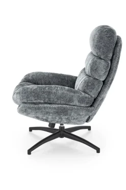 Halmar Fotele*DARIO fotel wypoczynkowy z podnóżkiem oraz z funkcją kołyski, niebieski (1p=1szt)1 sztuka