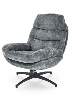 Halmar Fotele*DARIO fotel wypoczynkowy z podnóżkiem oraz z funkcją kołyski, niebieski (1p=1szt)1 sztuka