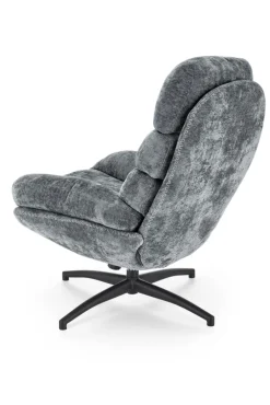 Halmar Fotele*DARIO fotel wypoczynkowy z podnóżkiem oraz z funkcją kołyski, niebieski (1p=1szt)1 sztuka