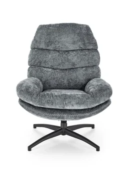 Halmar Fotele*DARIO fotel wypoczynkowy z podnóżkiem oraz z funkcją kołyski, niebieski (1p=1szt)1 sztuka