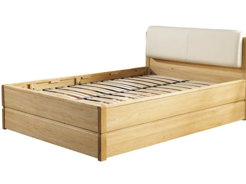 Dekort Łóżka Do Sypialni|Łóżka Drewniane*łóżko z pojemnikiem Atlanta typ 14, 16, 18 naturalne drewno