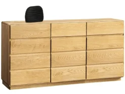 Dekort Komody Do Biura|Komody Do Przedpokoju*komoda szeroka z szufladami Atlanta typ 49, lite drewno