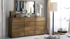 Dekort Komody Do Biura|Komody Do Przedpokoju*komoda szeroka z szufladami Atlanta typ 49, lite drewno